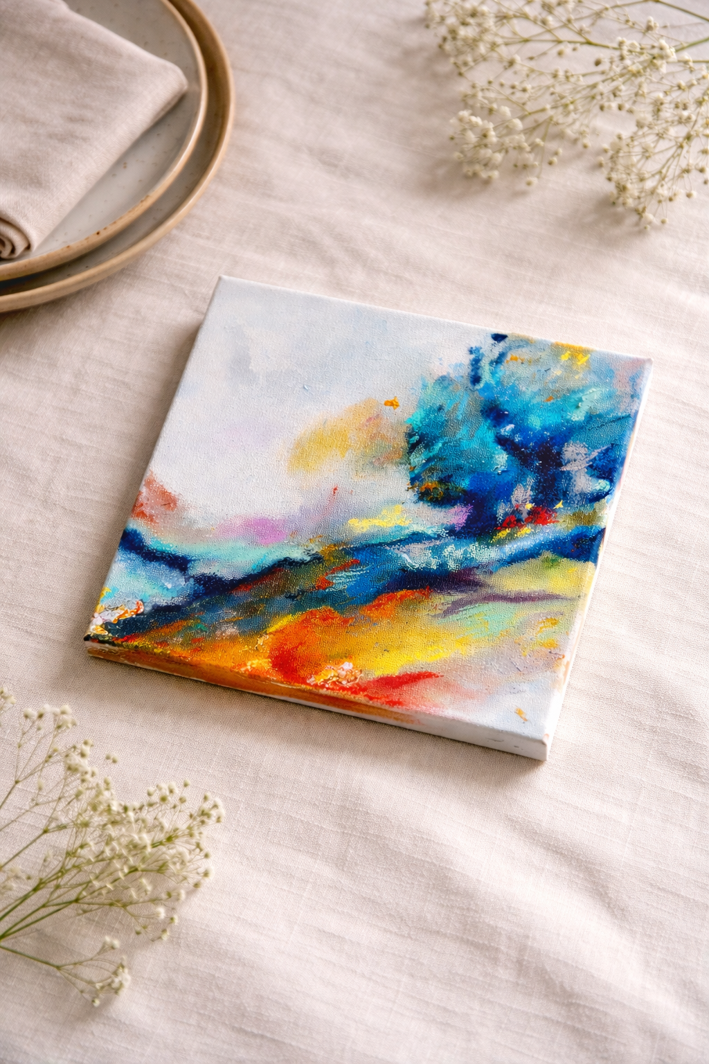 The path - Original Pastel painting