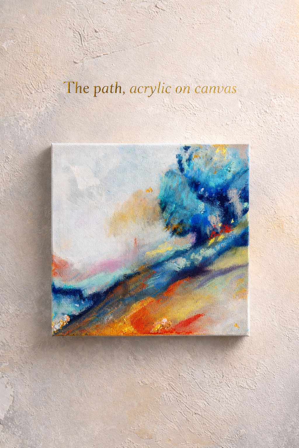 The path - Original Pastel painting